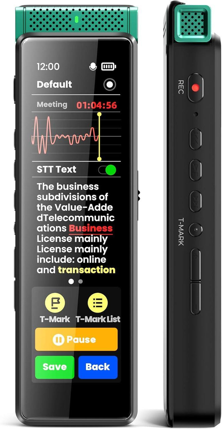 Save 30% Innioasis R1 Digital Voice Recorder 72GB with Playback【 Offline STT Transcription，Full Touchscreen with Bluetooth 】 - innioasis - experts of audio and video players