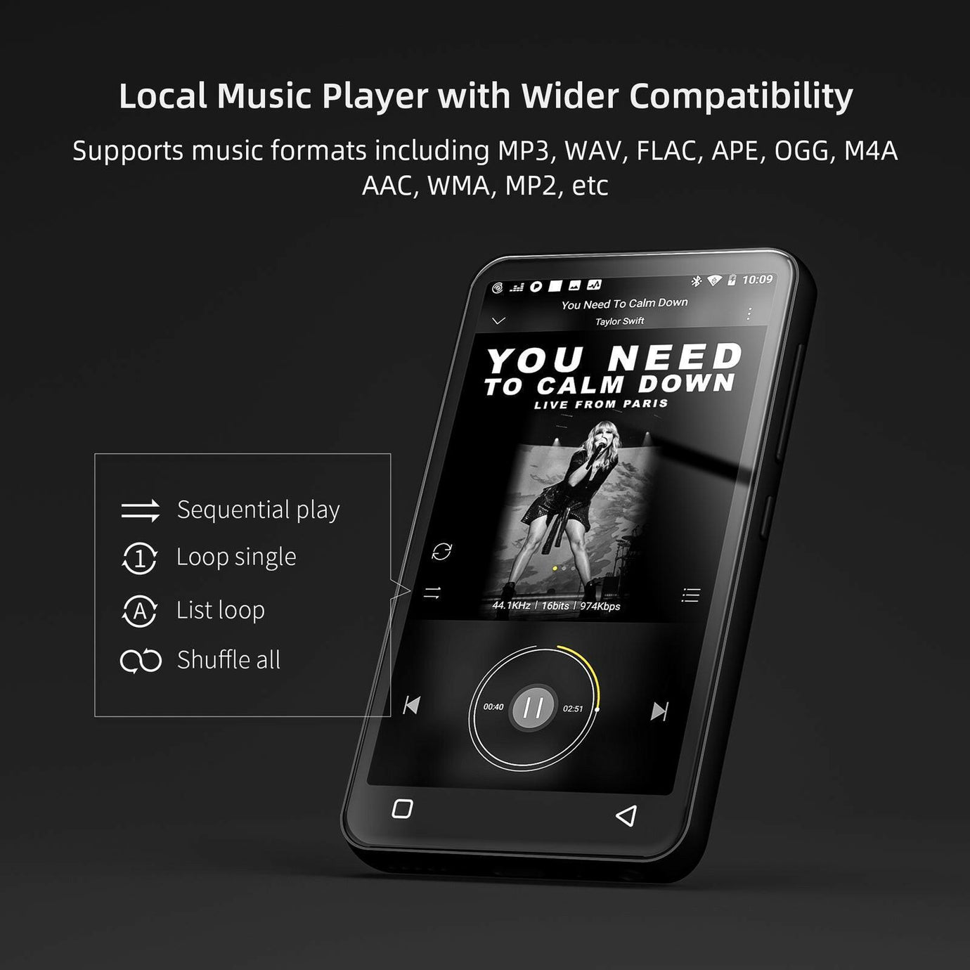 Save 33% on the INNIOASIS G1 MP3 Player 80GB with Bluetooth and WiFi【4